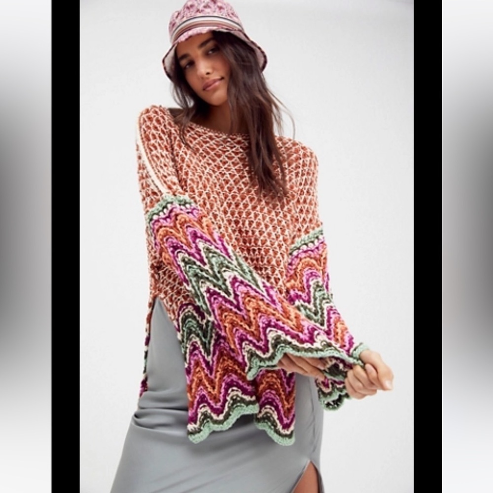 NWT Free People Heatwave Pullover Sweater Size Small